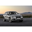 Carbón kryt- čierna ochrana prahu zadného nárazníka Audi Q5 2006+