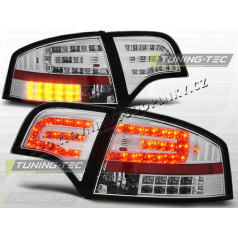 AUDI A4 (B7) SEDAN 2004-08 zadné LED lampy CHROME (LDAU69)