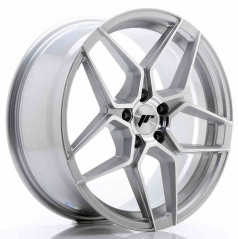 JR Wheels JR34 18x8 ET35 5x120 Strieborná Leštená Čelná Strana