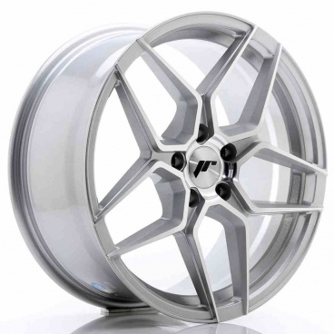 JR Wheels JR34 18x8 ET35 5x120 Strieborná Leštená Čelná Strana JR Wheels JR34 18x8 ET35 5x120 Strieborná Leštená Čelná Strana