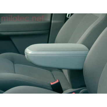 Lakťová opierka Milotec - šedý semiš, Škoda Octavia II + Facelift Lakťová opierka Milotec - šedý semiš, Škoda Octavia II + Facelift