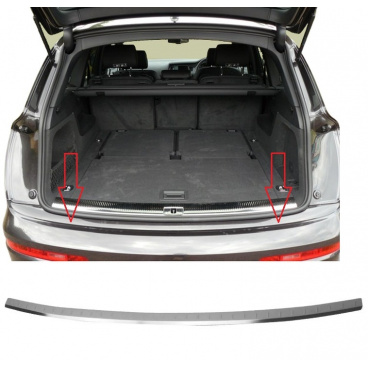 Nerez lestený kryt zadného nárazníka Omtec Audi Q7 2006-15