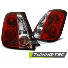 Fiat 500 2007- zadné lampy red white (LTFI13)