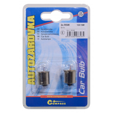 Žárovka 12V R5W 5W Ba15s blister 2ks Žárovka 12V R5W 5W Ba15s blister 2ks