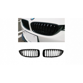Mriežka BMW 4 F32 F82 F33 F83 F36 jednotlivé lamely Lesklá čierna