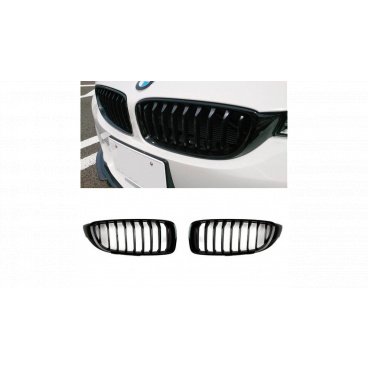 Mriežka BMW 4 F32 F82 F33 F83 F36 jednotlivé lamely Lesklá čierna