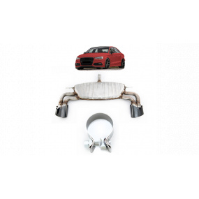 Koncový tlmič Black AUDI A3 2017-2019