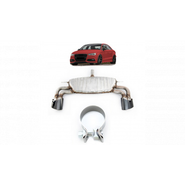 Koncový tlmič Black AUDI A3 2017-2019