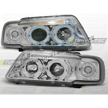 AUDI A3 (8L) 1996-00 Predné číre svetlá ANGEL EYES CHROME (LPAU16) AUDI A3 (8L) 1996-00 Predné číre svetlá ANGEL EYES CHROME (LPAU16)