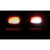 Škoda Octavia II 04-11 - mega power SMD LED žiarovky do bezpečnostných obrysových svetiel vo dverách