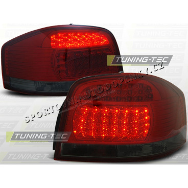 AUDI A3 2003-08 zadné LED lampy RED SMOKE (LDAU67)