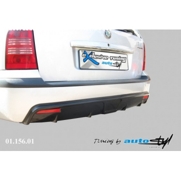 Difúzor zadného nárazníka - čierný hladký Škoda Octavia I Facelift 2001+ Difúzor zadného nárazníka - čierný hladký Škoda Octavia I Facelift 2001+
