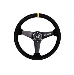 Športový volant WRC Rally II čierny (semiš poťah) 350 mm