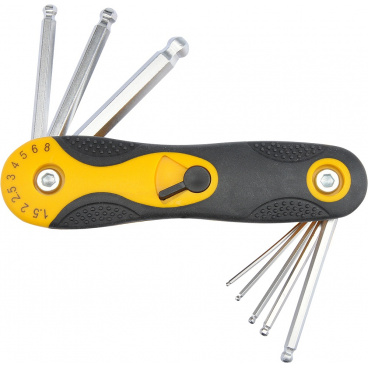 Sada klíčů imbus 8 ks s kuličkou Sada klíčů imbus 8 ks s kuličkou