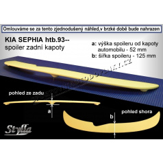 Kia Sephia HTB (1993-99) spoiler zadnej kapoty KS1L