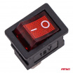 Kolískový spínač s červeným podsvietením 20A 12V 24V AMIO-04440