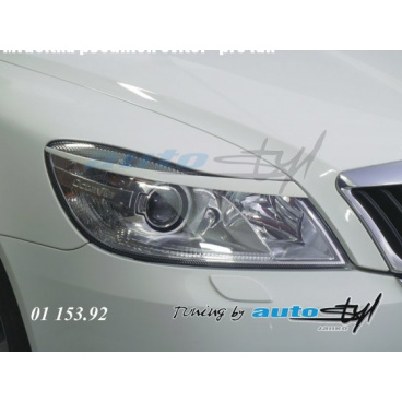 Škoda Octavia II facelift - mračítka predných svetiel - pre lak Škoda Octavia II facelift - mračítka predných svetiel - pre lak