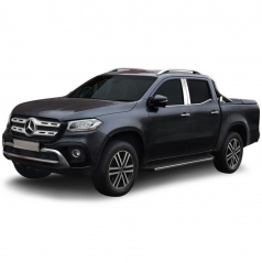 Nerez obloženie okenných stĺpikov Mercedes X-Classe 2017+