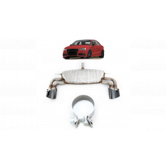 Koncový tlmič Black AUDI A3 2017-2019