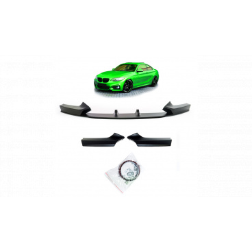 Prídavný diel BMW 2 F22 F23 Nárazník Predný Matná Čierna Prídavný diel BMW 2 F22 F23 Nárazník Predný Matná Čierna