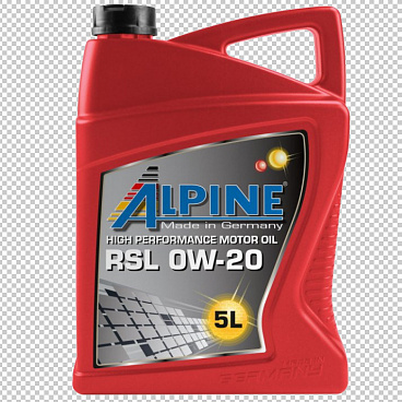 Syntetický motorový olej Alpine 0W-20 RSL 1 alebo 5 L