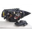 BMW 1 E87 / E81 2004-07 predné číre svetlá Angel Eyes black (LPBMD5)