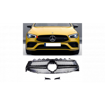 Gril Mercedes-Benz CLA C118 X118 Čierny A-Typ PDC