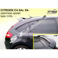 Citroen C4 5 dverový 2004+ zadný spoiler (EÚ homologácia)
