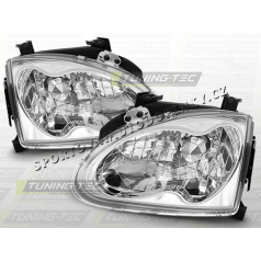 Honda CRX Del Sol 1992-96 Predné číre svetlá chrome (LPHO25)