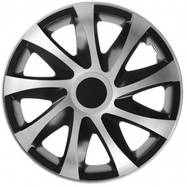 Kryty kolies Drako strieborno-čierné 13-16" (sada 4 ks) Kryty kolies Drako strieborno-čierné 13-16" (sada 4 ks)