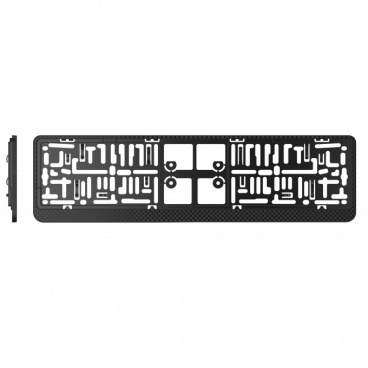 Podložka pod SPZ carbon 3D čierná Podložka pod SPZ carbon 3D čierná