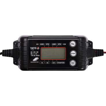 Nabíjačka 4A 6/12V PB/GEL LCD display