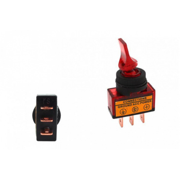 Prepínač Toggle Led Červená Prepínač Toggle Led Červená