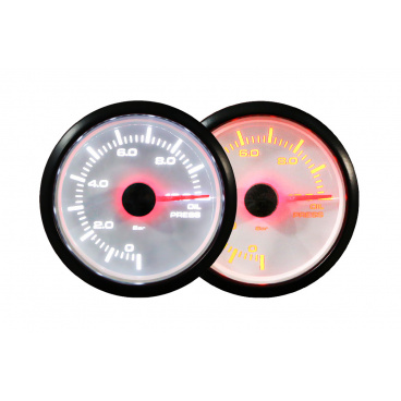Hodiny Auto Gauge STP2W 52mm - Tlak oleja