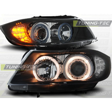 BMW E90, 91 05-08 Angel Eyes black LED indicator (LPBM90) BMW E90, 91 05-08 Angel Eyes black LED indicator (LPBM90)