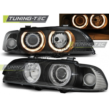 BMW E39 09.1995-06.2003 predné číre svetlá Angel Eyes H7 / H7 black (LPBMA9) BMW E39 09.1995-06.2003 predné číre svetlá Angel Eyes H7 / H7 black (LPBMA9)