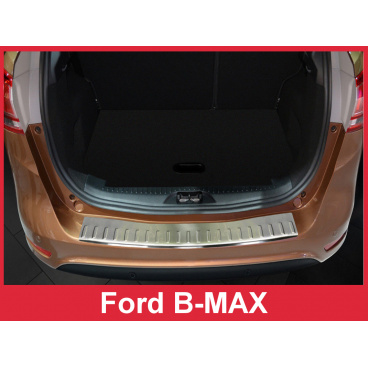 Nerez kryt- ochrana prahu zadného nárazníka Ford B-MAX 2012-16 Nerez kryt- ochrana prahu zadného nárazníka Ford B-MAX 2012-16