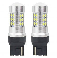 Žiarovky T20 24 SMD CAN BUS (s odporom) biele 600K - 2 ks