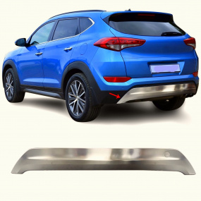 Nerez zadná ochrana - difúzor Hyundai Tucson 2015-19 brúsený Nerez zadná ochrana - difúzor Hyundai Tucson 2015-19 brúsený