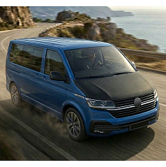 Prevlek kapoty čierny VW T6