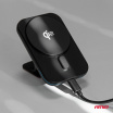 Držiak na telefón do auta na mriežku a na kokpit s rýchlou bezdrôtovou nabíjačkou Qi2 15W AMIO-04179