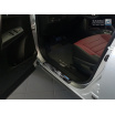 Nerez čierne ochranné lišty prahu dverí 4ks Toyota Rav 4 2016+