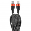 Kábel UC-19 USB-C + Lightning iPhone 200 cm FullLINK