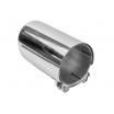 Koncovka tlmiča 101mm vstup 70mm Leštená
