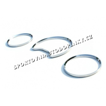 Mercedes Benz W202 94-95 - chromové rámečky budíků Mercedes Benz W202 94-95 - chromové rámečky budíků