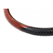 Poťah na volant s masážnymi bodmi Wood 37-39 cm