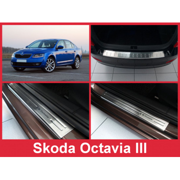 Sada nerez autodoplnkov 5 ks Škoda Octavia III Sada nerez autodoplnkov 5 ks Škoda Octavia III