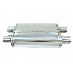 Stredový tlmič 70mm TurboWorks LT 304SS 355mm