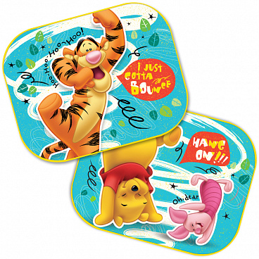 Clona sluneční na boční okno WINNIE THE POOH 2ks Clona sluneční na boční okno WINNIE THE POOH 2ks