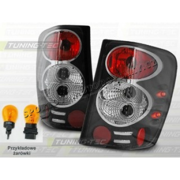 Chrysler Jeep Grand Cherokee 1999-05 zadné lampy kryštalické chróm (LTCH04)